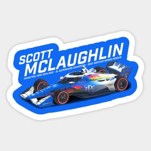 Scott McLaughlin 2021 (white) Sticker